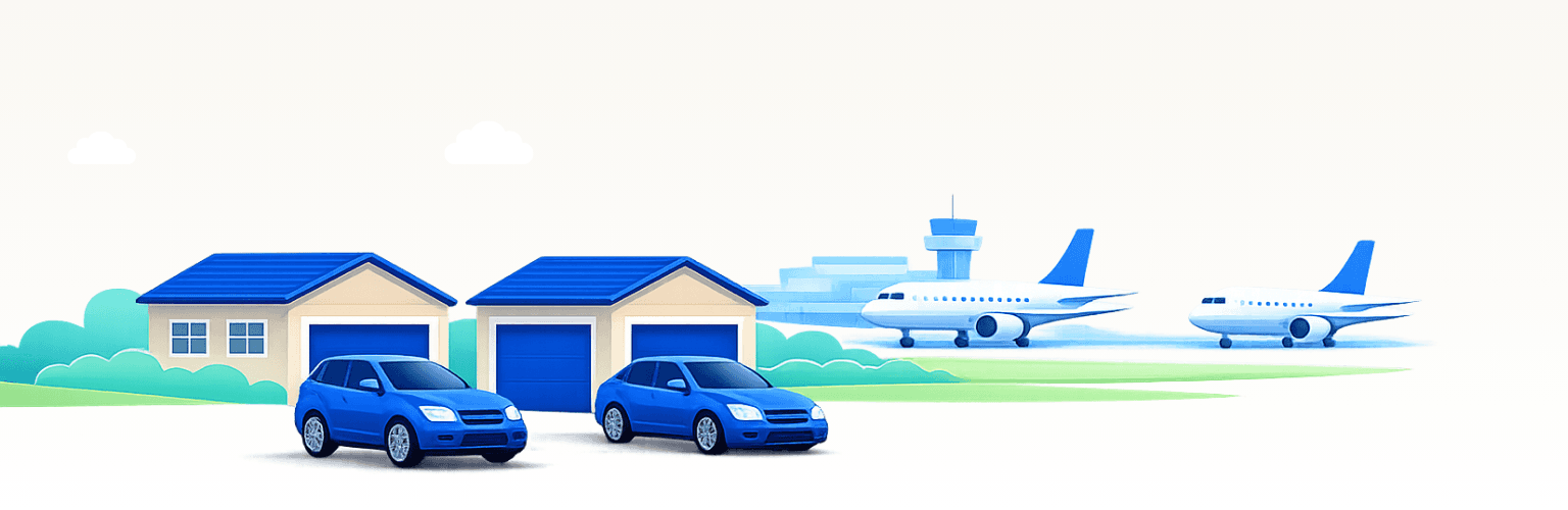 Parking près aéroport